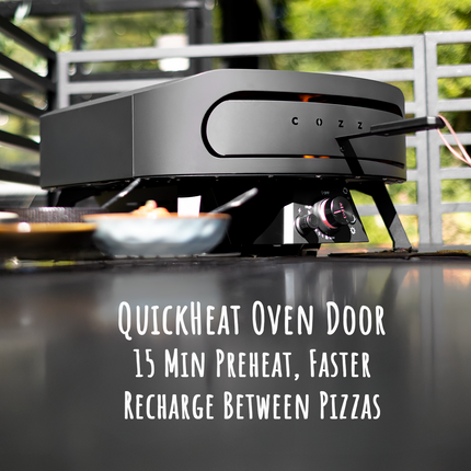 Cozze Gas Pizza Oven with Rotating Pizza Stone