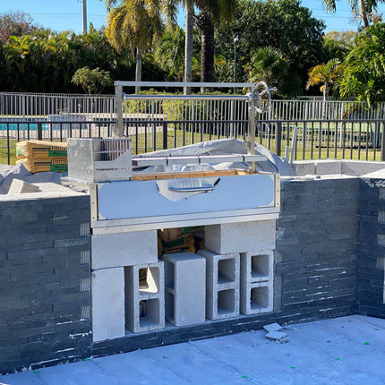 Tagwood BBQ 05SS Santa Maria Argentine Wood Fire & Charcoal Gaucho Built in Grill