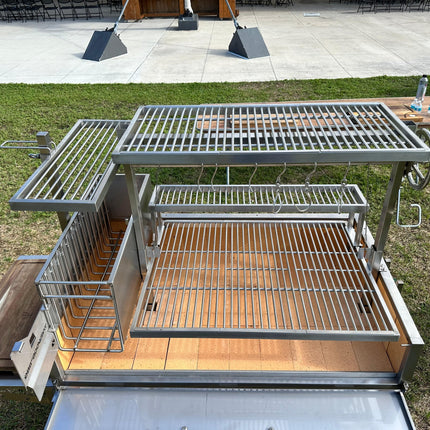 Tagwood BBQ 23SS XL Argentine Santa Maria Wood Fire & Charcoal Gaucho Grill