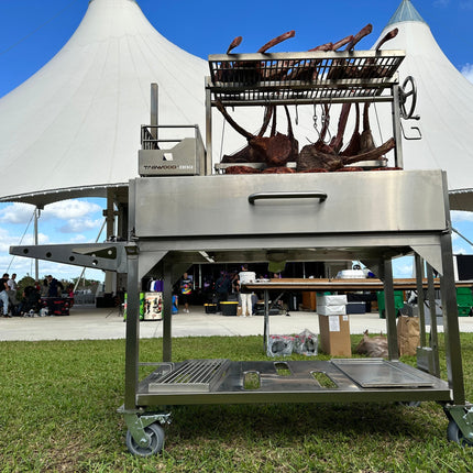 Tagwood BBQ 23SS XL Argentine Santa Maria Wood Fire & Charcoal Gaucho Grill