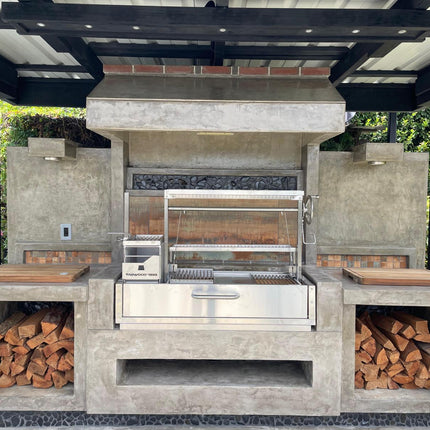 Tagwood BBQ 05SS Santa Maria Argentine Wood Fire & Charcoal Gaucho Built in Grill