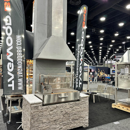 Tagwood BBQ 25SS XL Built-In Santa Maria Argentine Wood Fire & Charcoal Gaucho Grill