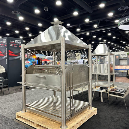 Tagwood BBQ 22SS XL Argentine Santa Maria Wood Fire & Charcoal Gaucho Grill