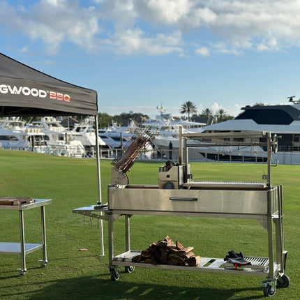 Tagwood BBQ 06SS Argentine Santa Maria Wood Fire & Charcoal Gaucho Grill