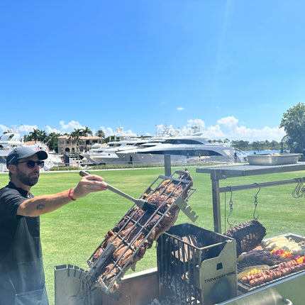 Tagwood BBQ 06SS Argentine Santa Maria Wood Fire & Charcoal Gaucho Grill