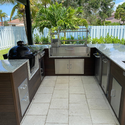 Tagwood BBQ 05SS Santa Maria Argentine Wood Fire & Charcoal Gaucho Built in Grill