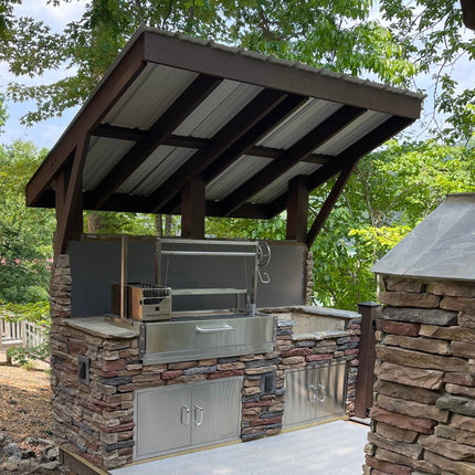 Tagwood BBQ 05SS Santa Maria Argentine Wood Fire & Charcoal Gaucho Built in Grill