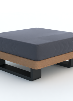 Fitz Roy Teak Ottoman