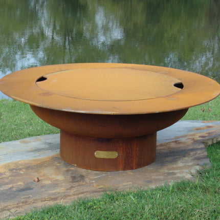 Fire Pit Art Saturn Fire Pit: Wood, Gas, or Propane Options