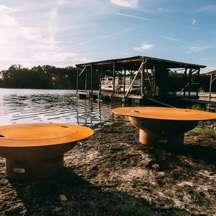 Fire Pit Art Magnum Fire Pit: Wood, Gas, or Propane Options