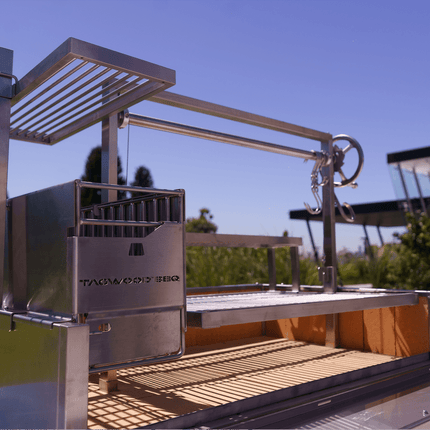 Tagwood BBQ 23SS XL Argentine Santa Maria Wood Fire & Charcoal Gaucho Grill