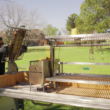 Tagwood BBQ 26SS Argentine Santa Maria Wood Fire & Charcoal Gaucho Grill