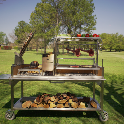 Tagwood BBQ 26SS Argentine Santa Maria Wood Fire & Charcoal Gaucho Grill