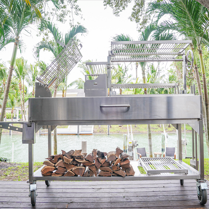 Tagwood BBQ 26SS Argentine Santa Maria Wood Fire & Charcoal Gaucho Grill