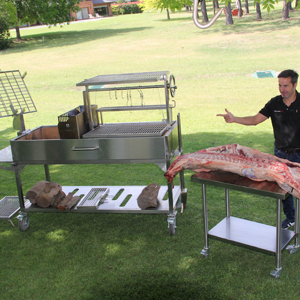 Tagwood BBQ 26SS Argentine Santa Maria Wood Fire & Charcoal Gaucho Grill