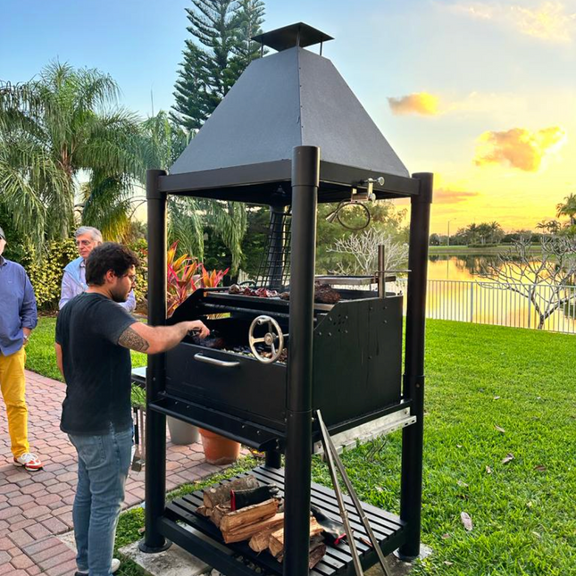 Tagwood BBQ 02SIB Argentine Santa Maria Style Wood Fire & Charcoal Gaucho Grill PRE-ORDER