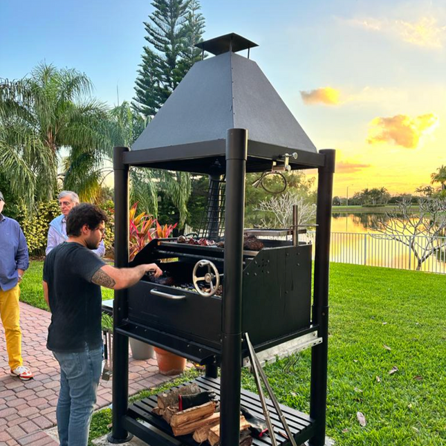 Tagwood BBQ 02SIB Argentine Santa Maria Style Wood Fire & Charcoal Gaucho Grill PRE-ORDER