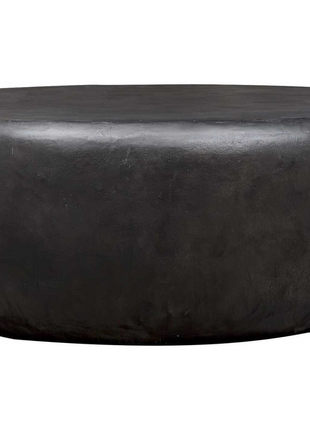 Uttermost Outdoor Borneo Wood Cushion Lounge Set with Dark Stone Table