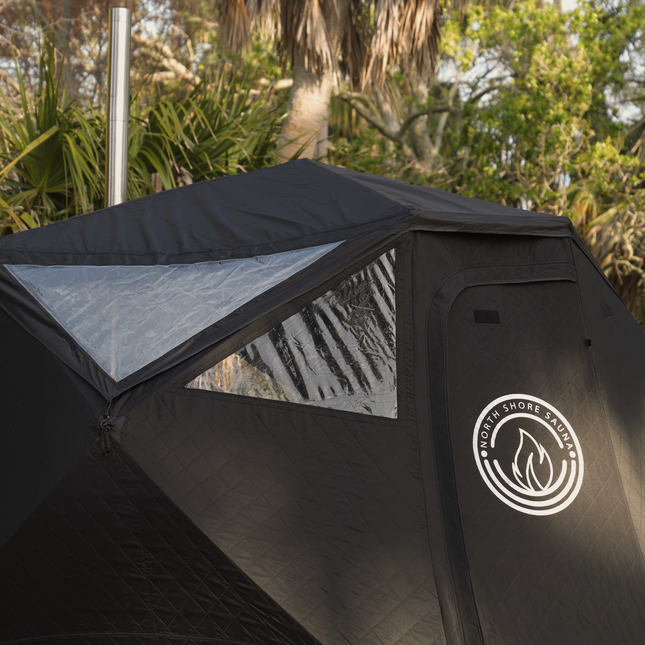 North Shore Sauna Nova 6 Sauna Tent Starter Package (6-person)