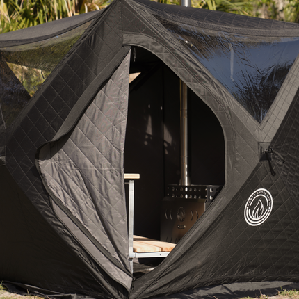 North Shore Sauna Mini Cube Sauna Tent Pro Package (2-person)