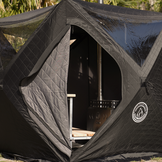 North Shore Sauna Mini Cube Sauna Tent Pro Package (2-person)