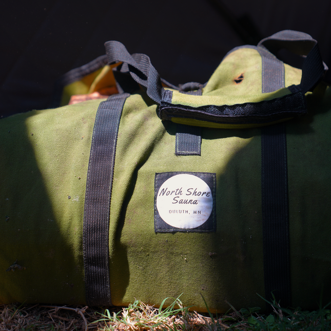 North Shore Sauna Firewood Carrying Bag