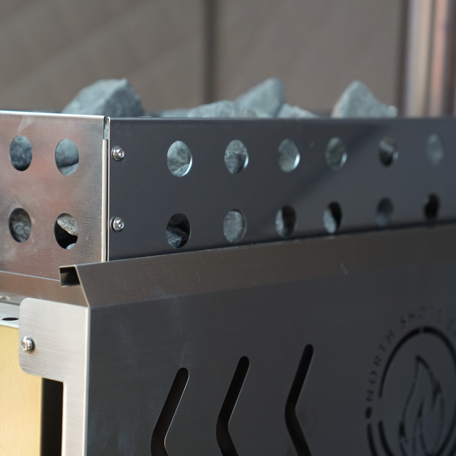 North Shore Sauna Rock Basket for Mini Stove