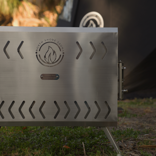 North Shore Sauna Mini Tent Sauna Stove | Wood-Fired