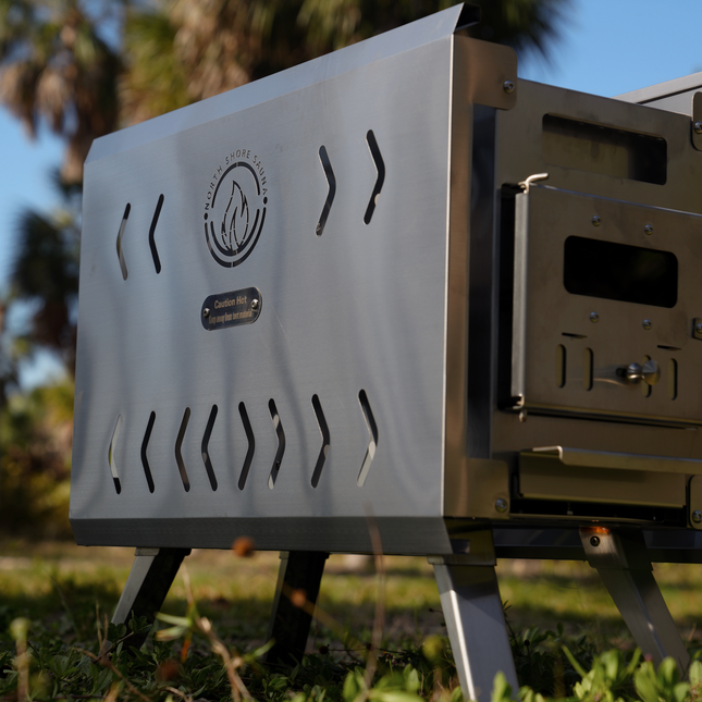 North Shore Sauna Mini Tent Sauna Stove | Wood-Fired