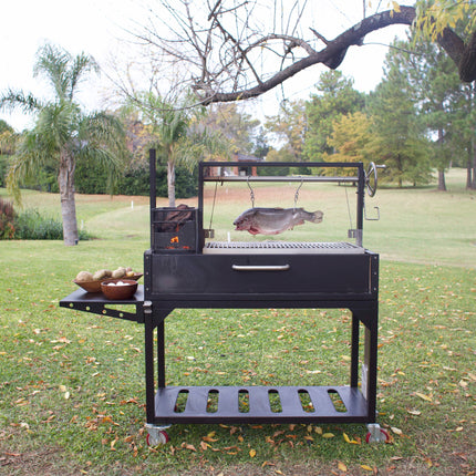 Tagwood BBQ 03SI Argentine Santa Maria Wood Fire & Charcoal Gaucho Grill