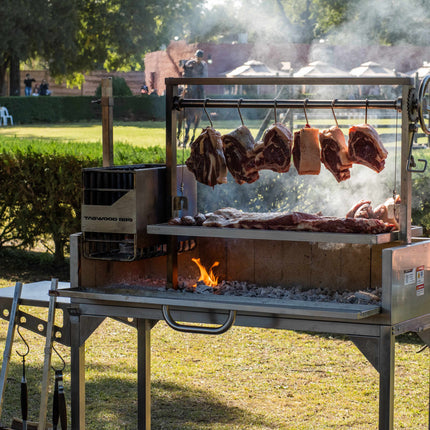 Tagwood BBQ 03SS Argentine Santa Maria Wood Fire & Charcoal Gaucho Grill