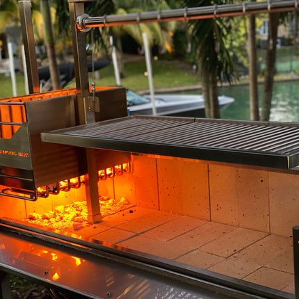 Tagwood BBQ 03SS Argentine Santa Maria Wood Fire & Charcoal Gaucho Grill