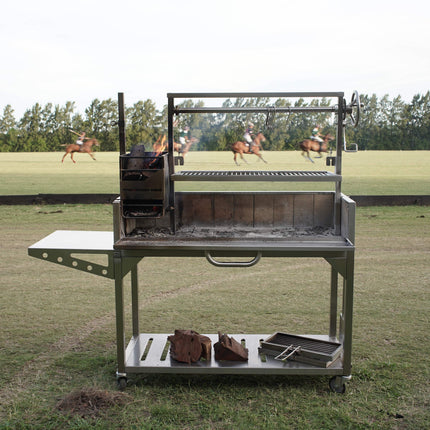 Tagwood BBQ 03SS Argentine Santa Maria Wood Fire & Charcoal Gaucho Grill
