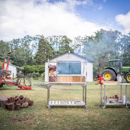 Tagwood BBQ 03SS Argentine Santa Maria Wood Fire & Charcoal Gaucho Grill