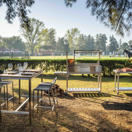 Tagwood BBQ 03SS Argentine Santa Maria Wood Fire & Charcoal Gaucho Grill