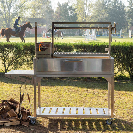 Tagwood BBQ 03SS Argentine Santa Maria Wood Fire & Charcoal Gaucho Grill