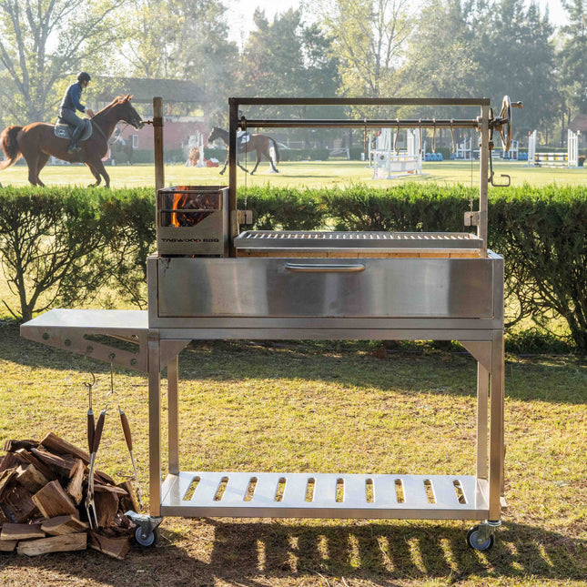 Tagwood BBQ 03SS Argentine Santa Maria Wood Fire & Charcoal Gaucho Grill