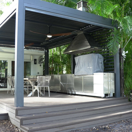 Tagwood BBQ 05SS Santa Maria Argentine Wood Fire & Charcoal Gaucho Built in Grill