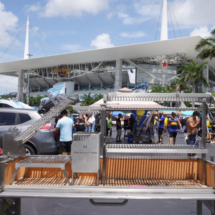 Tagwood BBQ 06SS Argentine Santa Maria Wood Fire & Charcoal Gaucho Grill