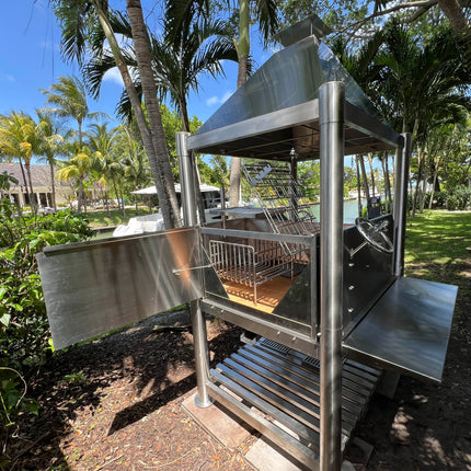 Tagwood BBQ 12SS Argentine Santa Maria Wood Fire & Charcoal Gaucho Grill