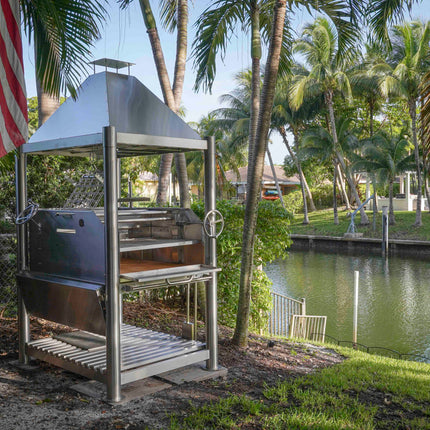 Tagwood BBQ 12SS Argentine Santa Maria Wood Fire & Charcoal Gaucho Grill