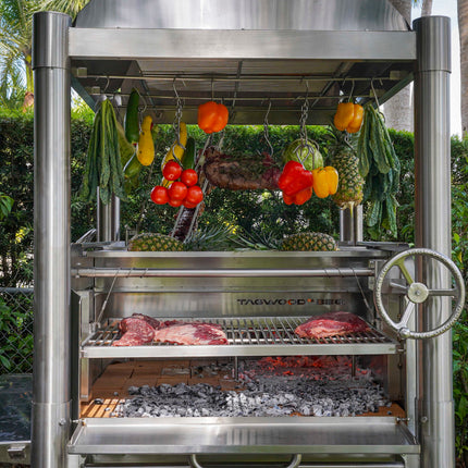 Tagwood BBQ 12SS Argentine Santa Maria Wood Fire & Charcoal Gaucho Grill