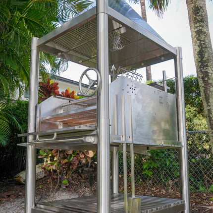 Tagwood BBQ 12SS Argentine Santa Maria Wood Fire & Charcoal Gaucho Grill