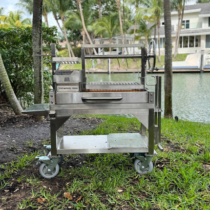 Tagwood BBQ 03SSMINI Argentine Santa Maria Wood Fire & Charcoal Gaucho Grill