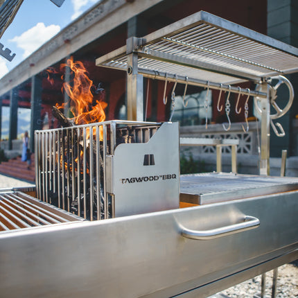 Tagwood BBQ 26SS Argentine Santa Maria Wood Fire & Charcoal Gaucho Grill