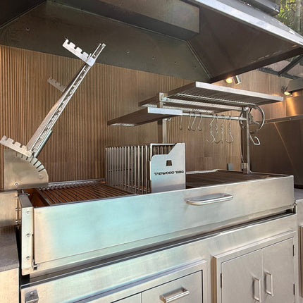 Tagwood BBQ 28SS Argentine Santa Maria Wood Fire & Charcoal Gaucho Built in Grill