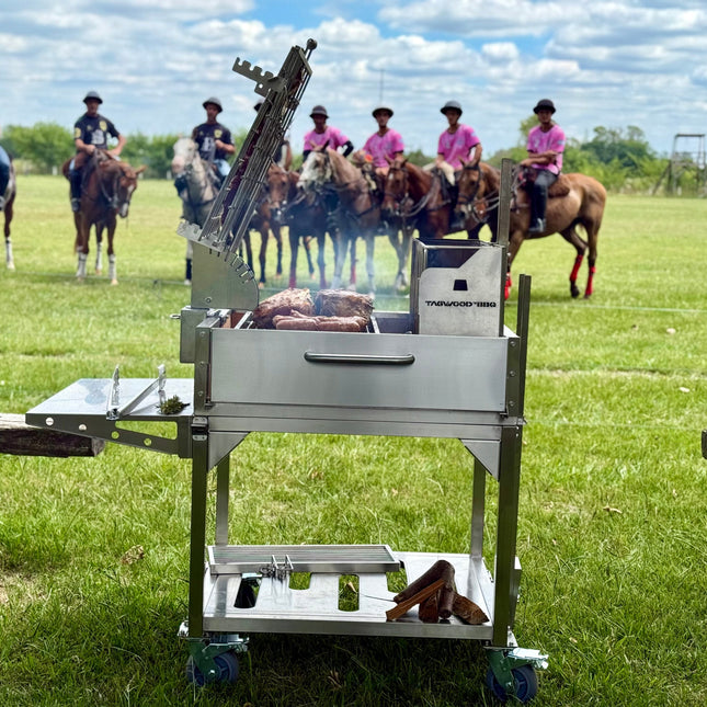 Tagwood BBQ 33SS Argentine Clamp Grill with firebox