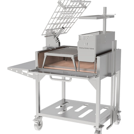 Tagwood BBQ 33SS Argentine Clamp Grill with firebox