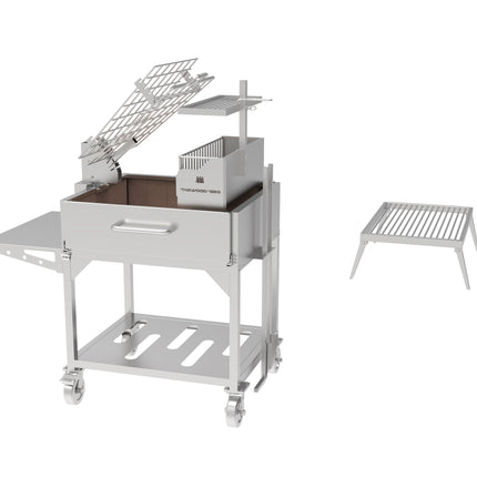 Tagwood BBQ 33SS Argentine Clamp Grill with firebox