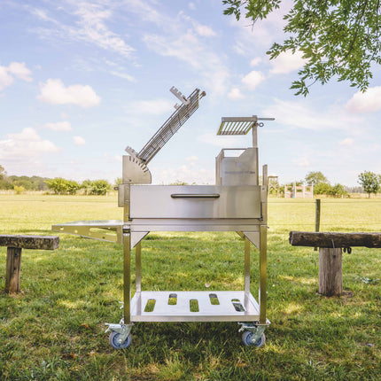 Tagwood BBQ 33SS Argentine Clamp Grill with firebox